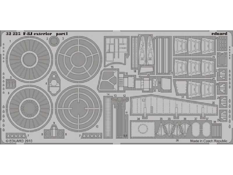 F-8J exterior 1/32 - Trumpeter - image 1