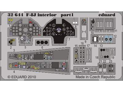 F-8J interior S. A. 1/32 - Trumpeter - image 2