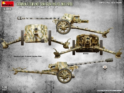 German 7.5cm Anti-tank Gun Pak 40 Mid Prod With Artillery Crew (Special Edition) - image 25