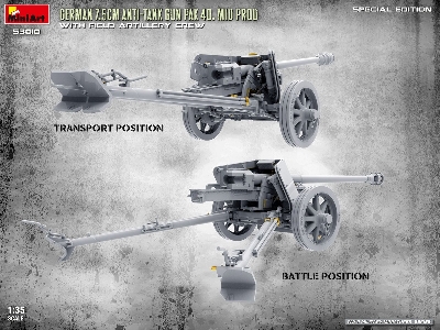 German 7.5cm Anti-tank Gun Pak 40 Mid Prod With Artillery Crew (Special Edition) - image 27