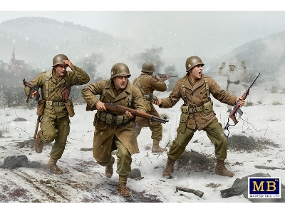 Us 101st Airborne Division - Bastogne, December 1944 (4 Figures) - image 1