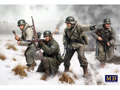 German Infantry - Bastogne 1944 (4 Figures) - image 1