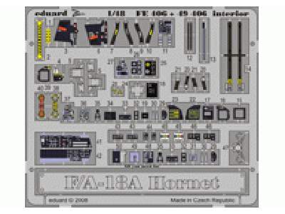 F/ A-18A interior S. A. 1/48 - Hobby Boss - - image 1