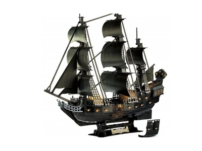 3d Puzzle Black Pearl - Led Edition - image 2