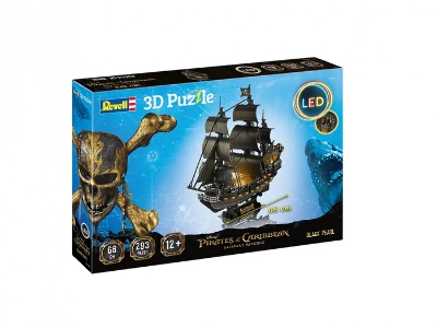 3d Puzzle Black Pearl - Led Edition - image 3