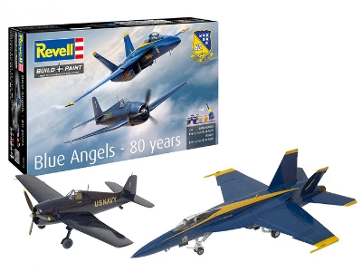 Boeing F/A-18 E Super Hornet & Grumman F6f-5 Hellcat - Blue Angels 80 Years - image 2