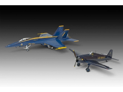 Boeing F/A-18 E Super Hornet & Grumman F6f-5 Hellcat - Blue Angels 80 Years - image 10