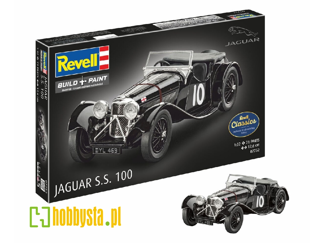 Jaguar Ss 100 (Revell Classics) - image 1