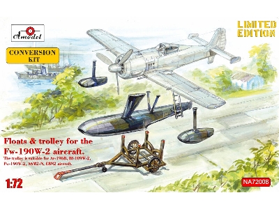 Floats & Trolley For Fw-190 W-2 Fighter - image 1