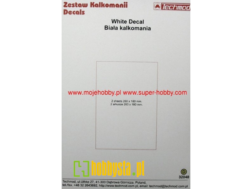 White Decal - image 1