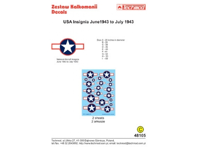 US National Insignia June 1943 To July 1943 - image 1