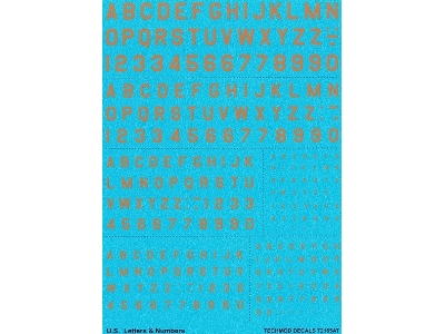 U.S. Letters & Numbers (Yellow) - image 1