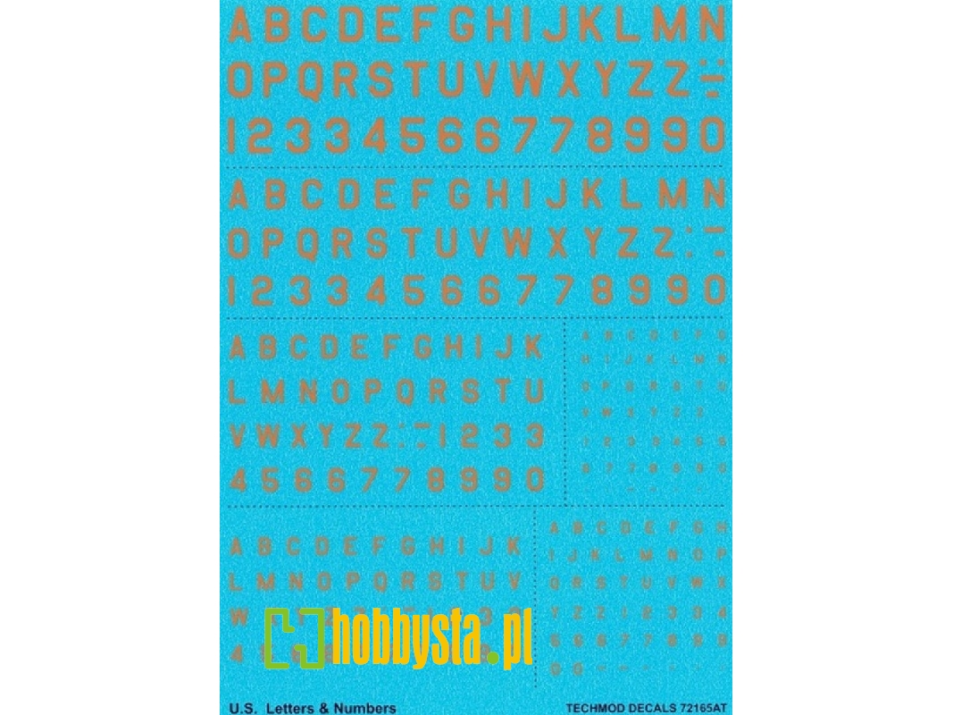 U.S. Letters & Numbers (Yellow) - image 1