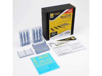 Mk.82 With Thermal Protection And Mau-93 Fin (6 Pcs / 3d-printed) - image 2