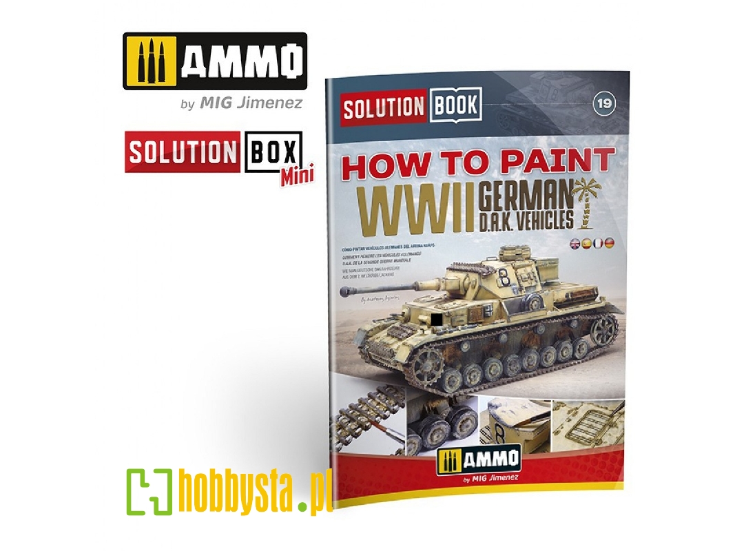 Solution Book 19 - How To Paint Wwii German Dak Vehicles (Multilingual) - image 1