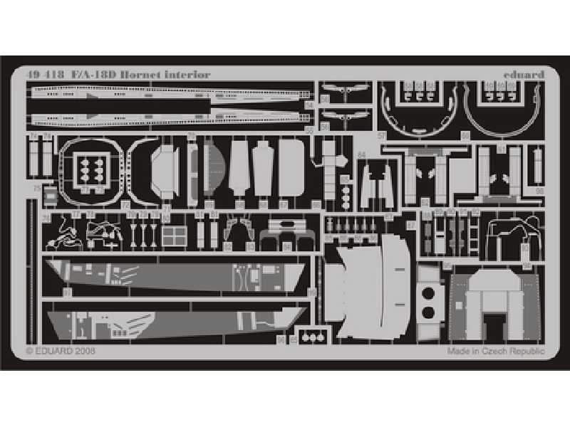 F/ A-18D interior S. A. 1/48 - Hobby Boss - image 1