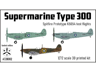 Supermarine Spitfire Prototype K5054 - Stages 2,3 And 4 (Test Flights) - image 1
