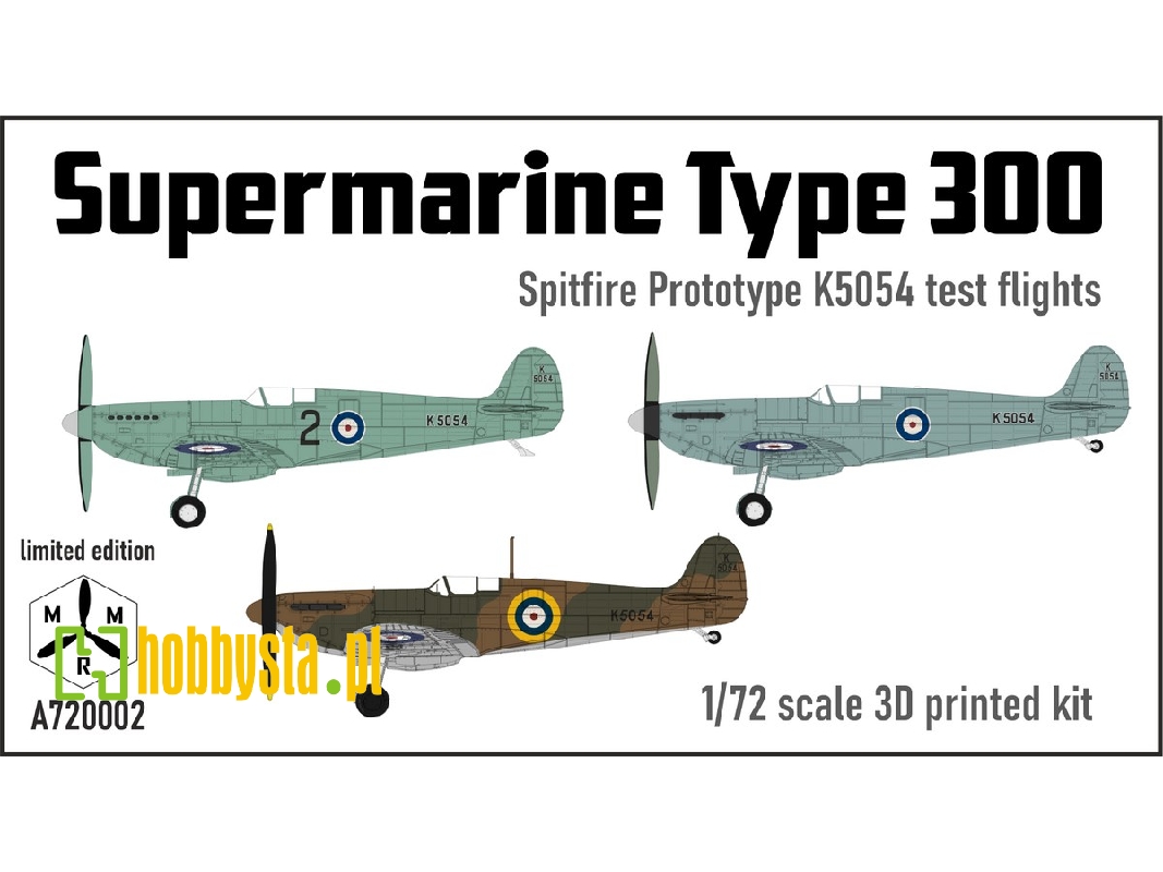 Supermarine Spitfire Prototype K5054 - Stages 2,3 And 4 (Test Flights) - image 1