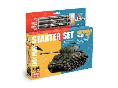 Sherman M4A3E8 Fury - Model Set - image 1