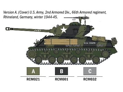 Sherman M4A3E8 Fury - Model Set - image 4