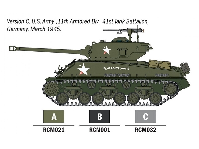 Sherman M4A3E8 Fury - Model Set - image 5