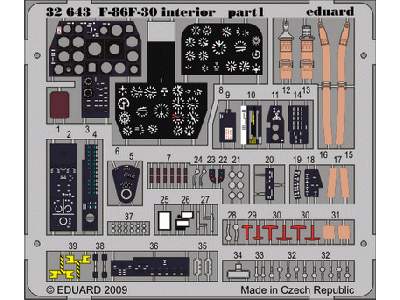 F-86F-30 interior S. A. 1/32 - Kinetic - image 2