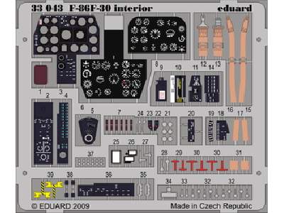 F-86F-30 interior S. A. 1/32 - Kinetic - image 1