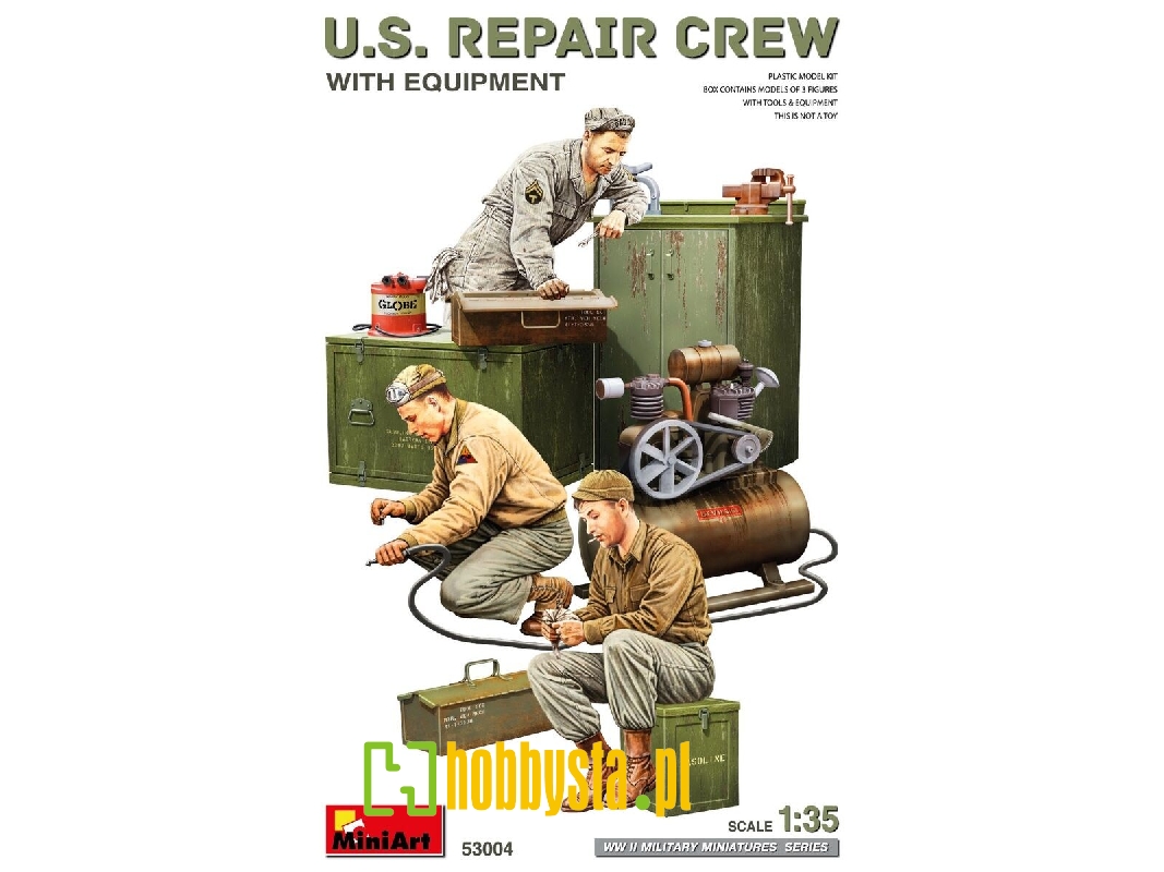 Us Repair Crew With Equipment (3 Figures) - image 1