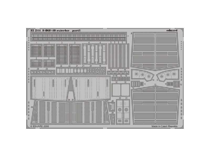 F-86F-40 exterior 1/32 - Kinetic - image 1