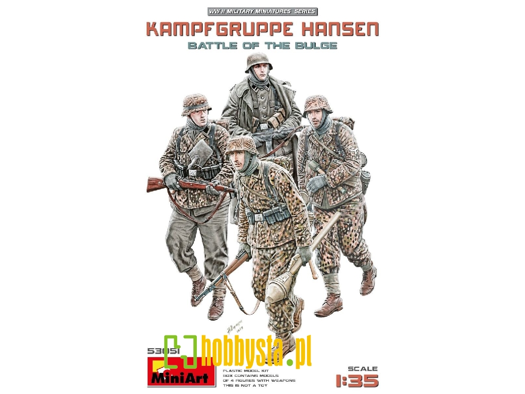 Kampfgruppe Hansen - Battle Of The Bulge (4 Figures) - image 1