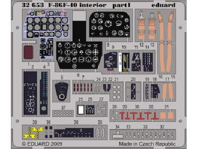 F-86F-40 interior S. A. 1/32 - Kinetic - image 1