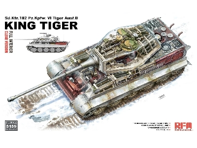 Sd.Kfz. 182 Pz.Kpfw. VI Tiger Ausf. B King Tiger Full Interior / Clear Version - image 1
