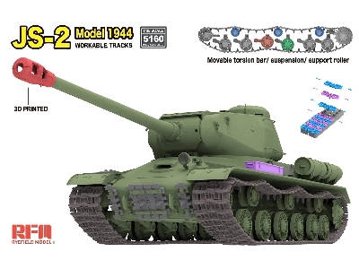 IS-2 Model 1944 with  workable tracks - image 2