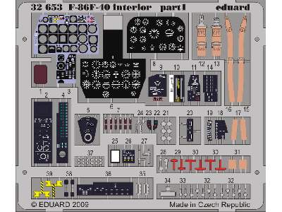 F-86F-40 interior S. A. 1/32 - Kinetic - image 2