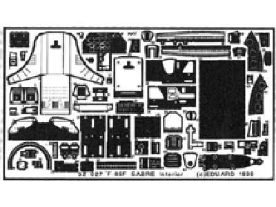 F-86F interior 1/32 - Hasegawa - image 1