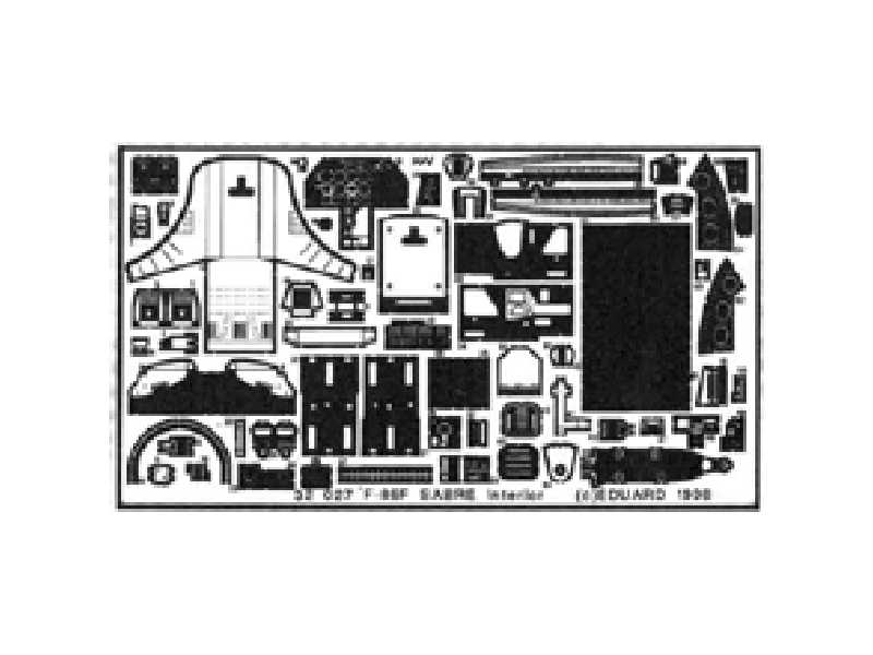 F-86F interior 1/32 - Hasegawa - image 1