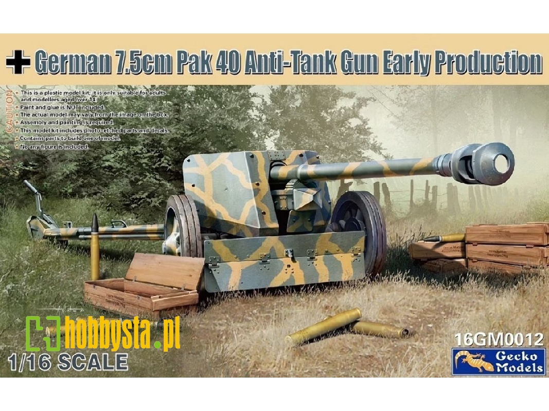 German 7,5 Cm Pak 40 Anti-tank Gun Early Prod. - image 1
