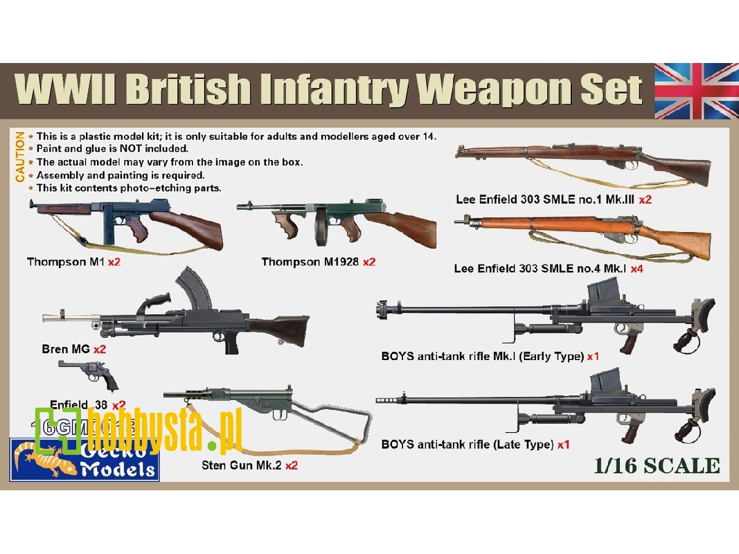Wwii British Infantry Weapon Set - image 1