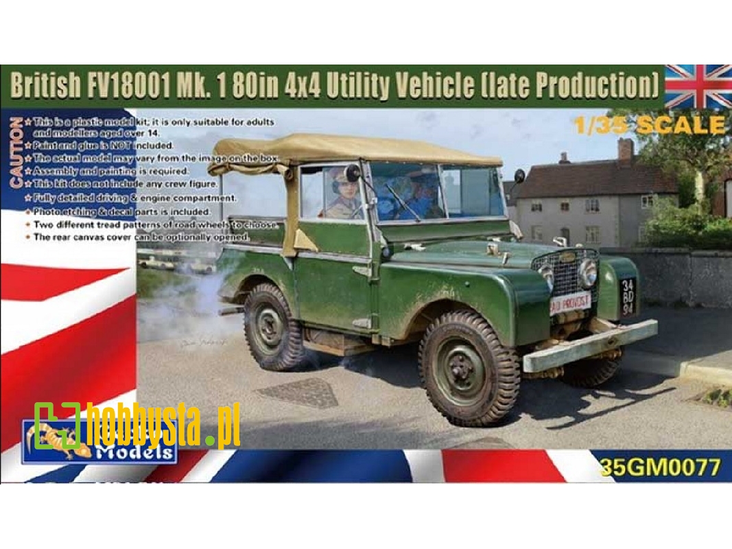 British Fv18001 Mk.1 80in 4x4 Utility Vehicle Late - image 1