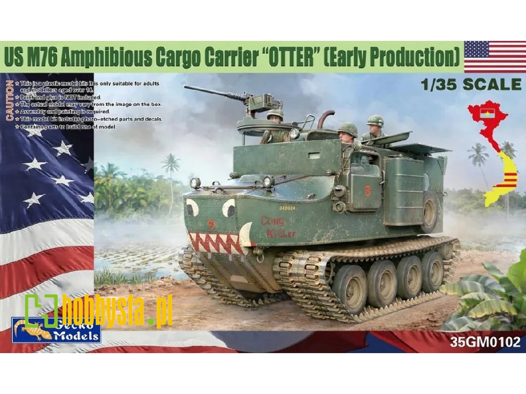 Us M76 Amphibious Cargo Carrier "otter" (Early Production) - image 1