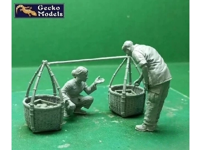 Saigon Greengrocer 1960s-1970s Figure Set - image 2
