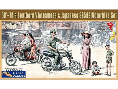 60's-70's South Vietnamese & Japanese Ss50e Motorbike Set - image 1