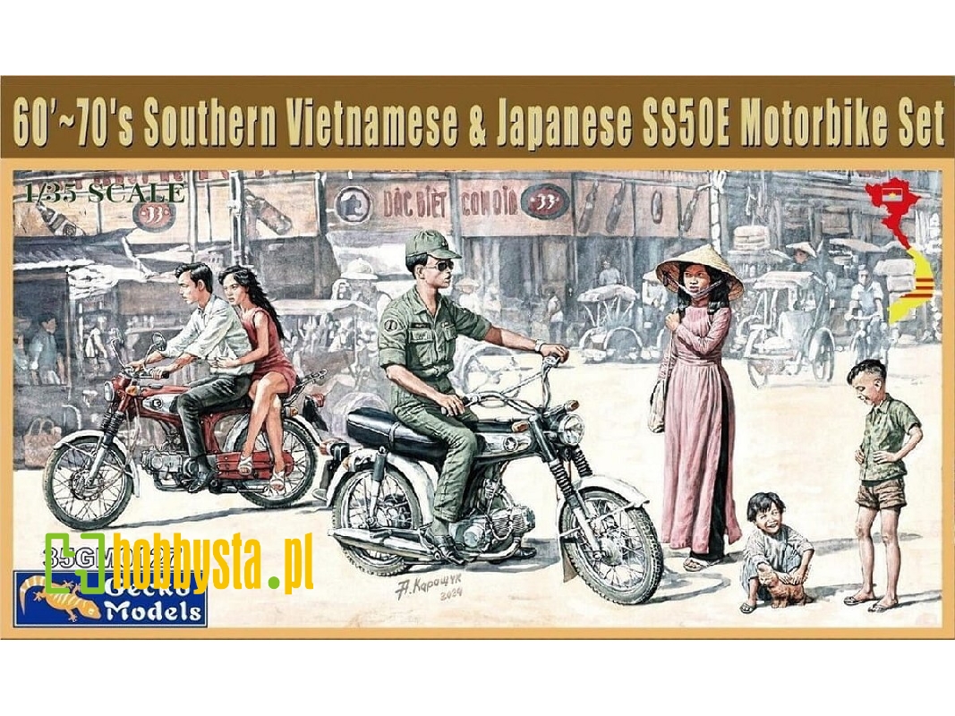 60's-70's South Vietnamese & Japanese Ss50e Motorbike Set - image 1
