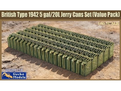 British Type 1942 5 Gal / 20 L Jerry Can Set (Value Pack) - image 1