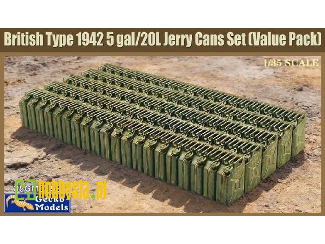 British Type 1942 5 Gal / 20 L Jerry Can Set (Value Pack) - image 1