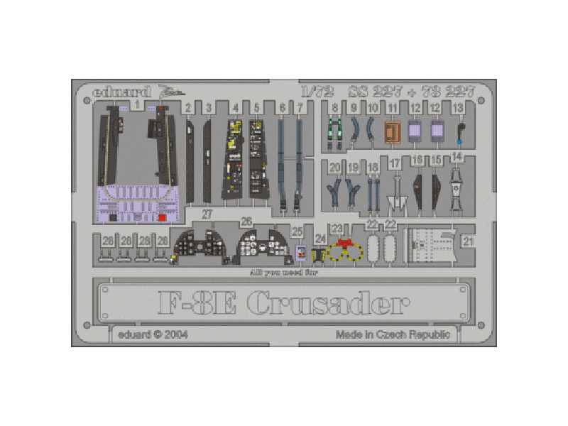 F-8E 1/72 - Academy Minicraft - image 1