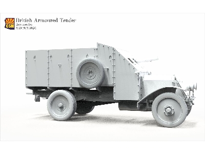 British Tender Spare Wheel Set (3d-printed) - image 1