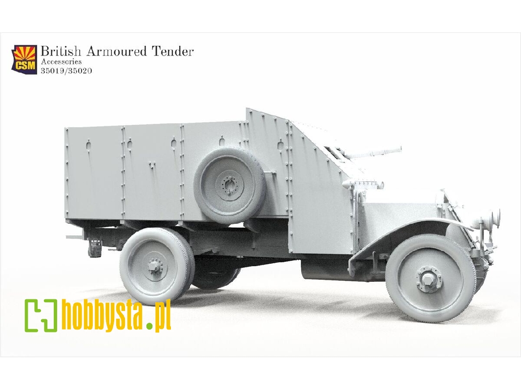 British Tender Spare Wheel Set (3d-printed) - image 1