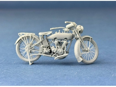 Us Model J Military Motorcycle 1916-1918 (3d-printed) - image 4