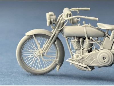 Us Model J Military Motorcycle 1916-1918 (3d-printed) - image 6